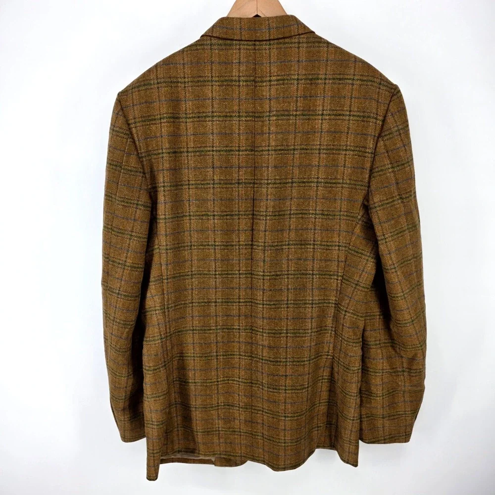 Burberry London Sport Coat Mens Custom Brown Plaid Amare Stoudemire NBA Owned